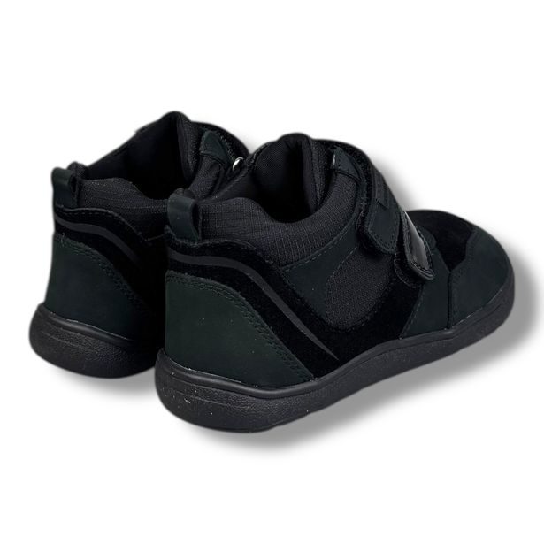 Dětská BAREFOOT celoroční kotníková obuv s membránou Protetika - Černé