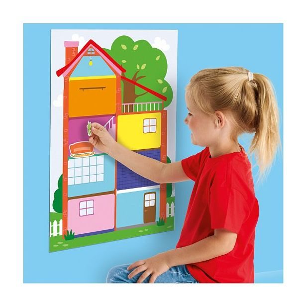 SES Můj první plakát s nálepkami - Dům