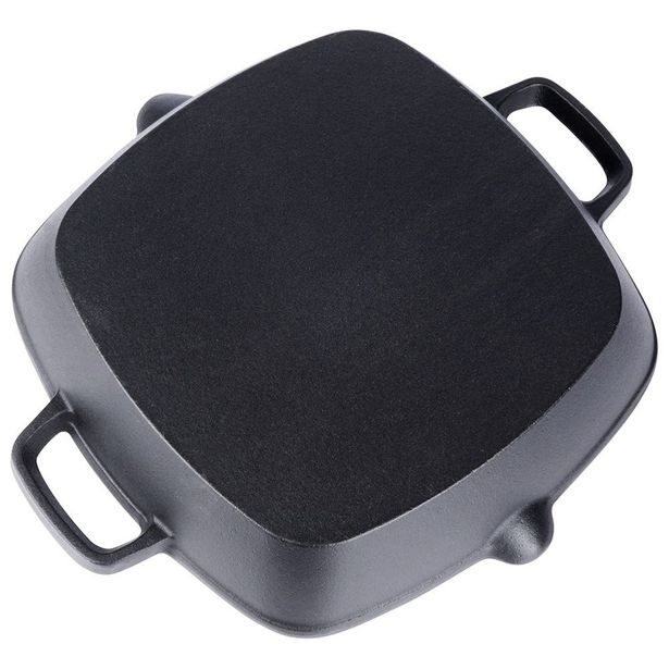 HIT Litinová pánev do trouby i na gril 25 x 25 cm HT-23460374