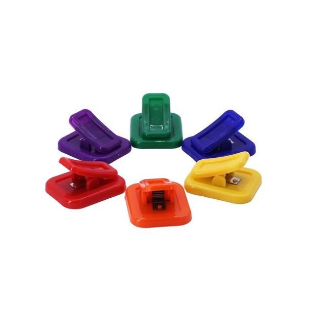 TORO KLIPY MAGNETICKÉ BAREVNÉ NA POZNÁMKY 6KS_hamashop