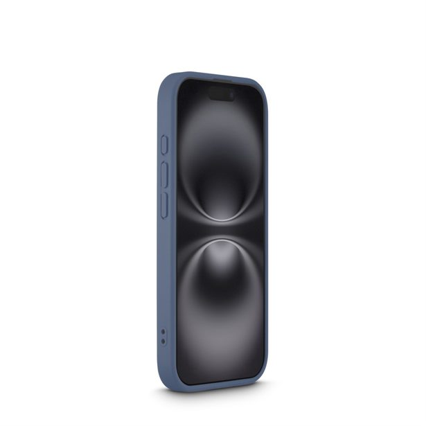 Hama Frame Protect, kryt pro Apple iPhone 17, magnetický, průhledný/modrý