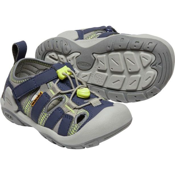 Dětské sandály KEEN KNOTCH CREEK CHILDREN steel grey/blue depths