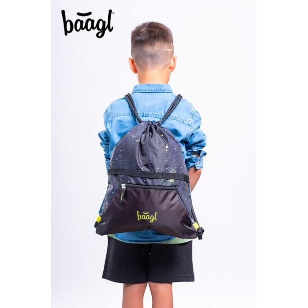 BAAGL SET 3 Airy Traktor: batoh, penál, sáček GRS