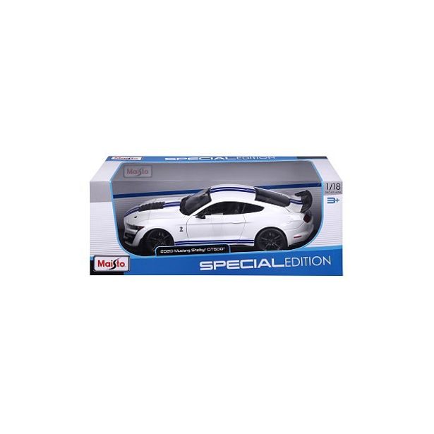 Maisto Maisto - 2020 Mustang Shelby GT500, bílá, 1:18