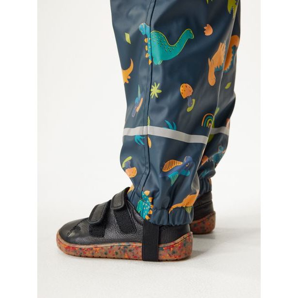 Unuo Dětské nepromokavé kalhoty s fleecem, Dinosauři