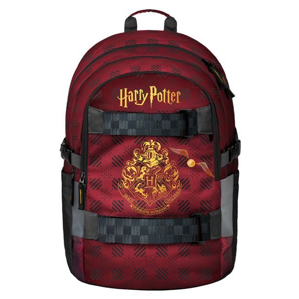 BAAGL SET 3 Skate Harry Potter Bradavice vínový: batoh, penál, sáček