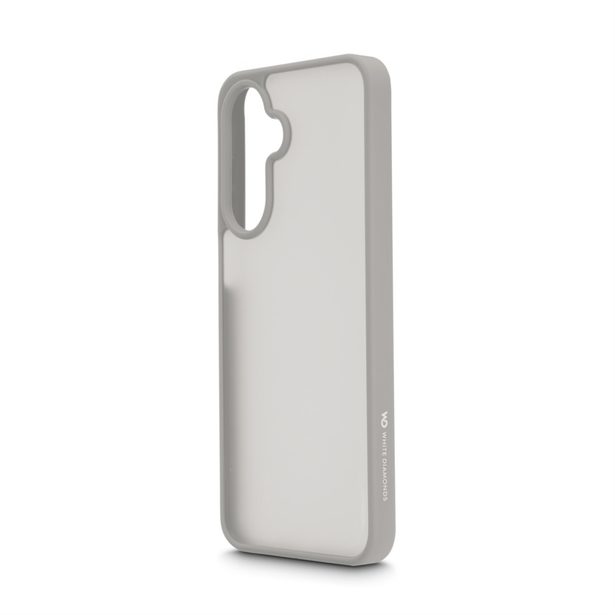 White Diamonds Hybrid Case, kryt pro Samsung Galaxy A17/A17 5G, matný, poloprůhledný šedý