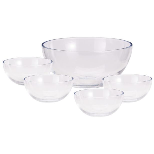 EXCELLENT HOUSEWARE Sada skleněných misek 5 ks KO-C85000540