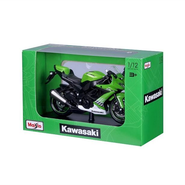 Maisto Maisto - Motocykl se stojánkem, Kawasaki Ninja ZX-10R, 1:12