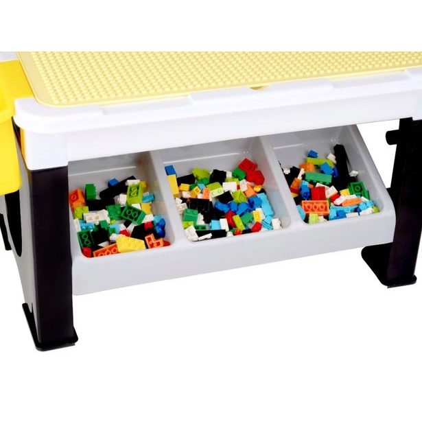 EDDY TOYS Dětský stůl na stavění včetně kostek sada 300 ks ED-226675