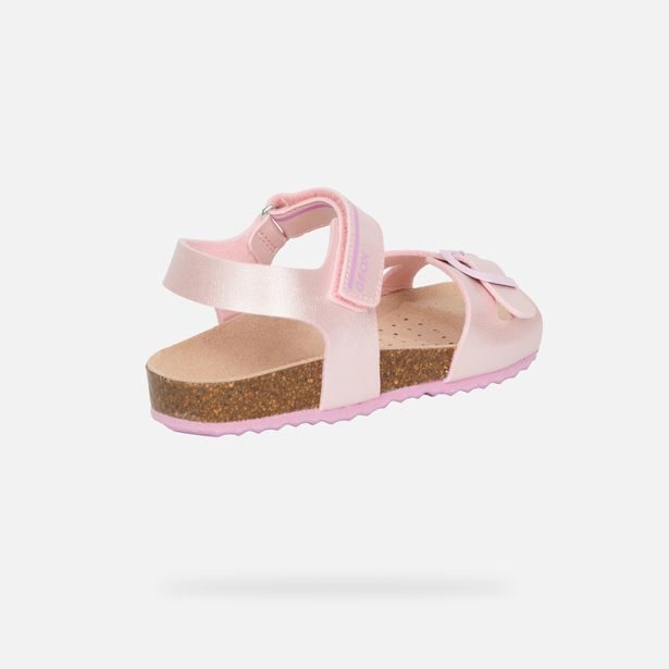 Růžové dívčí sandály Geox Adriel