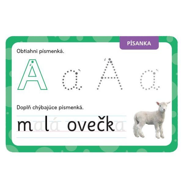 Kúzelný tablet & stierateľné karty – Prvé PÍSANIE