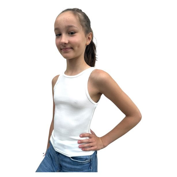 Dívčí tílko white