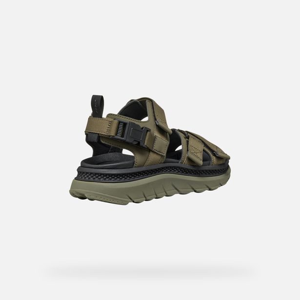 Khaki pánské sandály Geox Spherica Actif X S