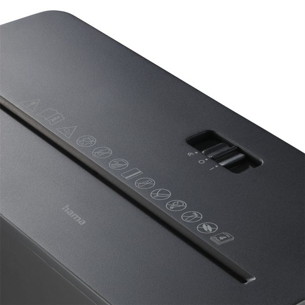 Hama Safe X40-B, skartovačka, křížový řez, 4 listy, bezpečnostní úroveň P4 T4 E3, černá