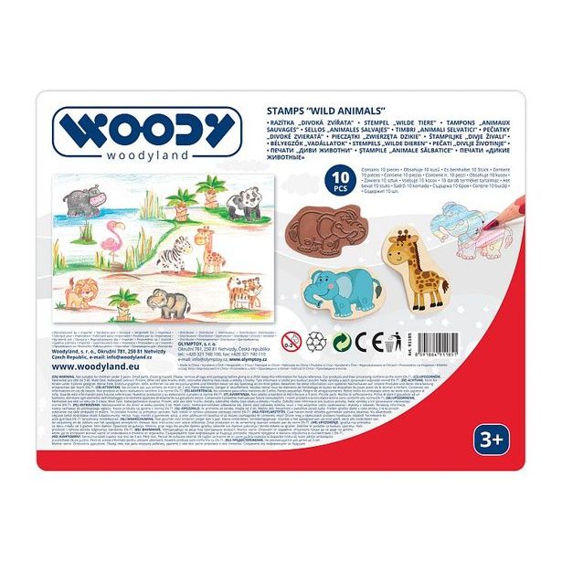 Razítka "Exotická zvířata"