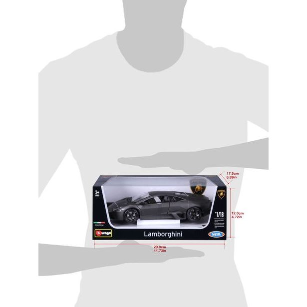 Bburago 1:18 Plus Lamborghini Reventón Metallic Grey