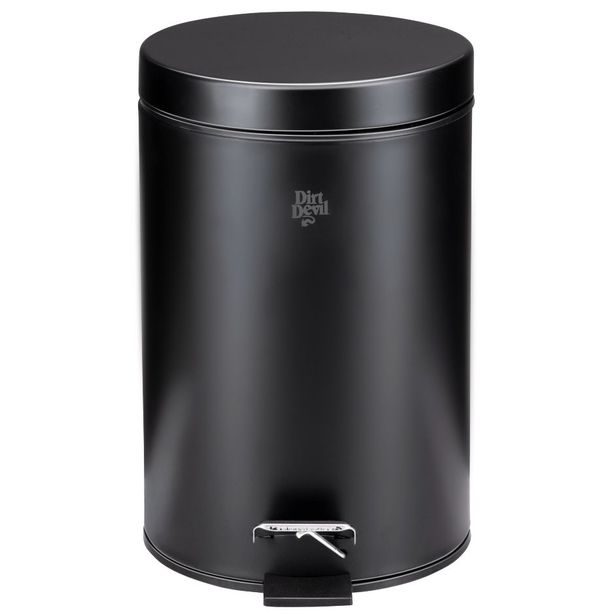 DIRT-DEVIL Odpadkový koš nášlapný 12 l černá ED-249493