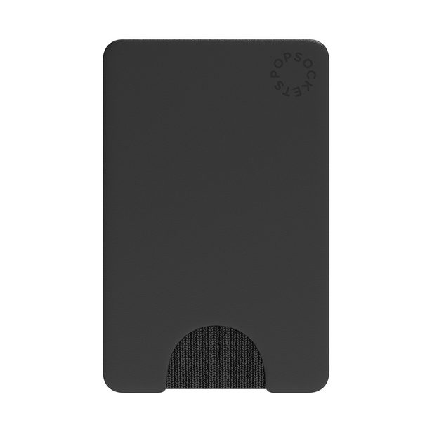 PopSockets PopWallet Black, pouzdro na mobil na karty/vizitky apod.