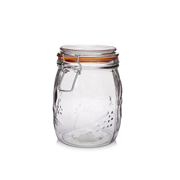 dóza 0,75l d10x14cm, vlis ovoce, patentní, sklo