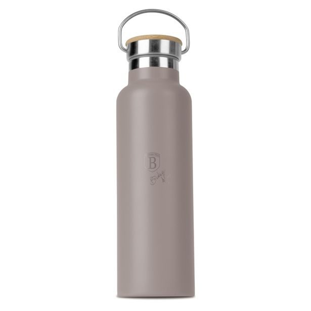 BERLINGERHAUS Termoska lahev s dvojitou stěnou nerez 0,6 l Taupe Collection BH-7201