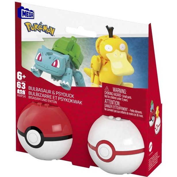 MEGA POKÉMON POKÉBALL - BULBASAUR A PSYDUCK