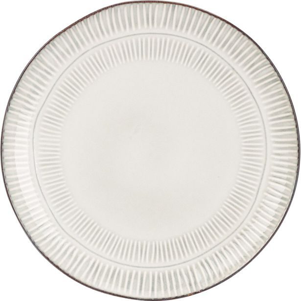 SIAKI Talíř mělký sada 6 ks 27 cm šedá kamenina KO-Q97001530