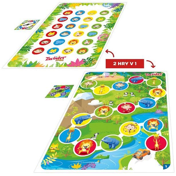 Hasbro gaming TWISTER Junior společenská hra CZ/SK verze
