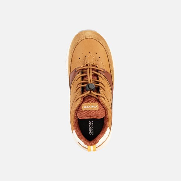 Žluté chlapecké tenisky Geox Rooner B ABX