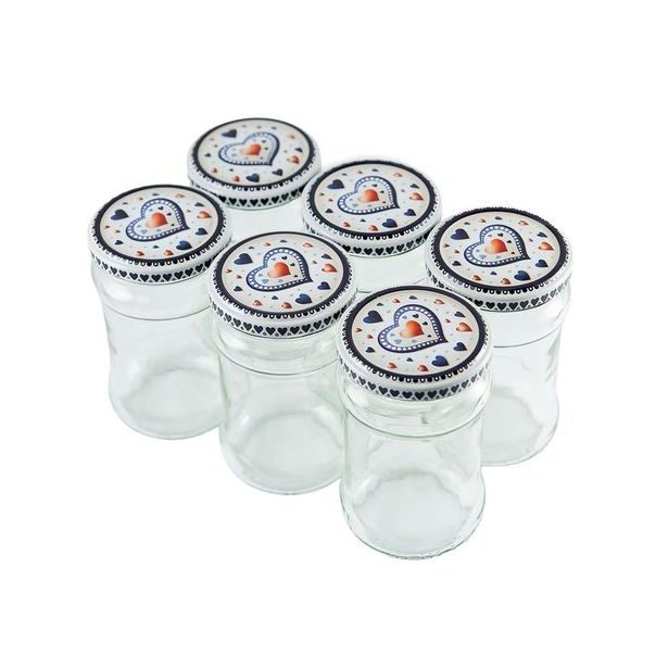 Nezařazeno SADA SKLENIC 6KS TWIST NA ZAVAŘ.315ML VÍČKO 66MM