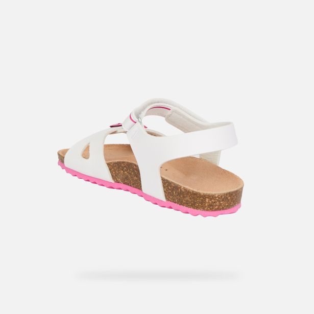 Bílé dívčí sandály Geox Adriel