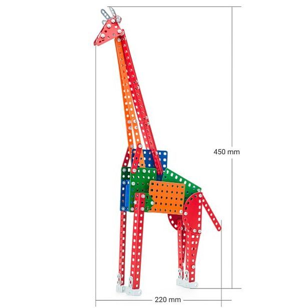 MERKUR - Stavebnice Merkur - ZOO - Žirafa, 231 dílků