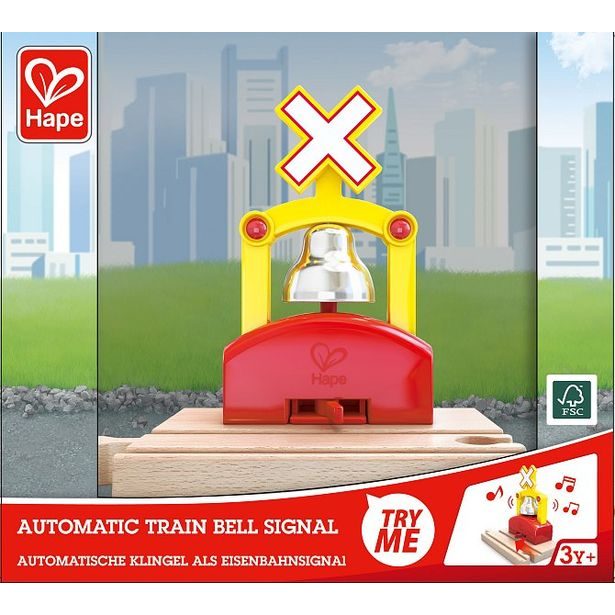 Kolejnice s automatickým zvonkem