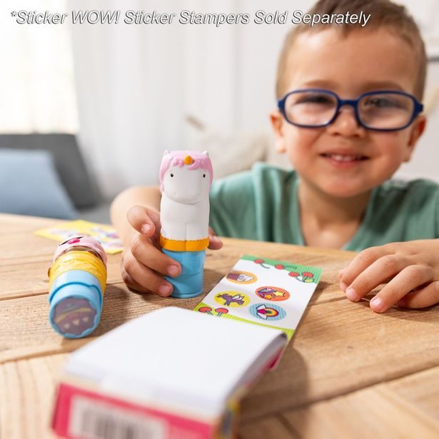 MELISSA & DOUG STICKER WOW NÁPLNĚ SAMOLEPEK OBLÍBENÉ PŘEDMĚTY