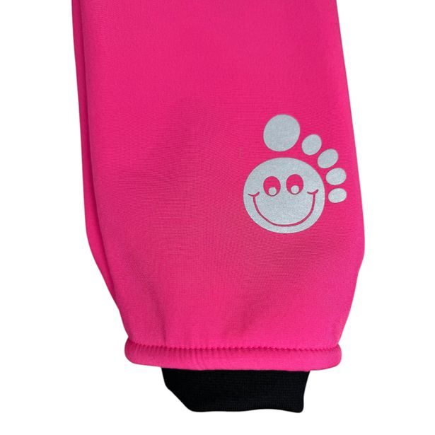 MODADETI Dětské softshellové kalhoty ADELLiNO s fleecem a reflexem růžové