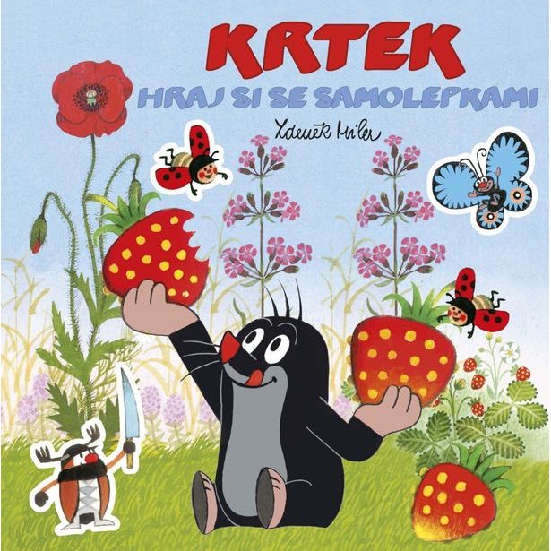 Samolepkové obrázkové album "Hraj si se samolepkami"- Krtek 3