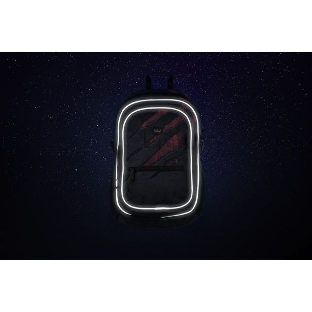 BAAGL SET 5 Core Láva: batoh, penál, sáček, ledvinka, obal na notebook