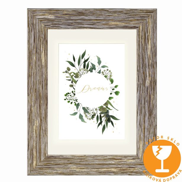 Hama rámeček plastový CHALET, hnědošedá, 30x40cm