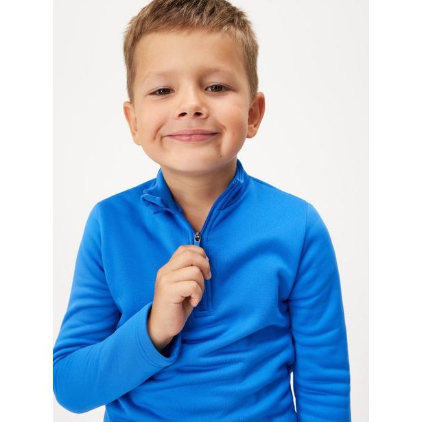 Dětská fleecová mikina Tecnostretch, Sytě modrá