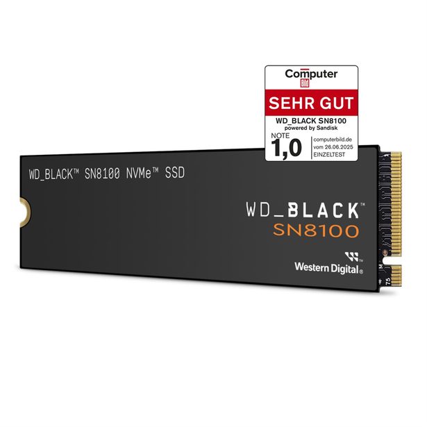WD BLACK SN8100 PCIe 5.0x4 NVMe M.2 SSD 4 TB