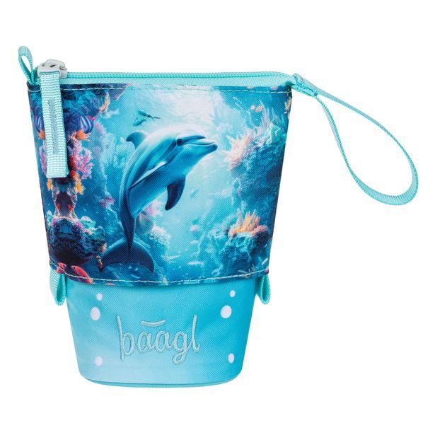 BAAGL Školní penál Pastelkovník Delfín GRS