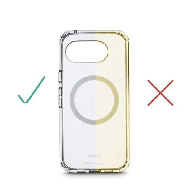Hama Extreme Protect, kryt pro Google Pixel 10a, magnetický, D3O®, nežloutne, průhledný