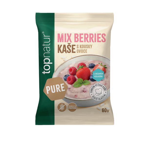 TOPNATUR PURE kaše Mix Berries s kolagenem, 60g