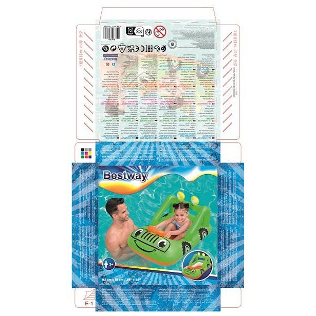 Bestway Nafukovací člun Baby - autíčko, letadélko