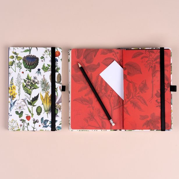 NOTIQUE Notes Bylinky Kateřiny Winterové, tečkovaný, 13 x 21 cm