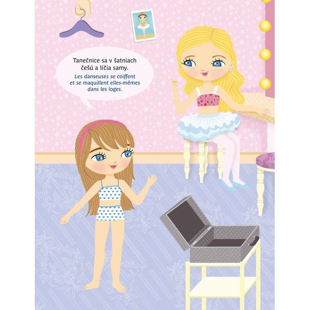 Šaty pre baletku EMMU – Kniha samolepiek