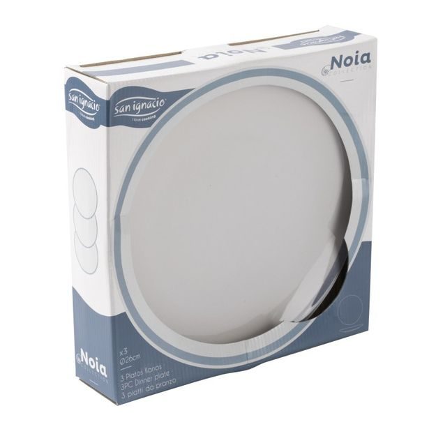 SAN IGNACIO Talíř jídelní sada 3 ks NOIA 26 cm BGEU-6205