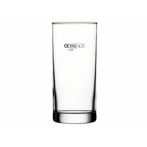 sklen. 200ml, 1ks, DISCO cejch, v.13,5cm