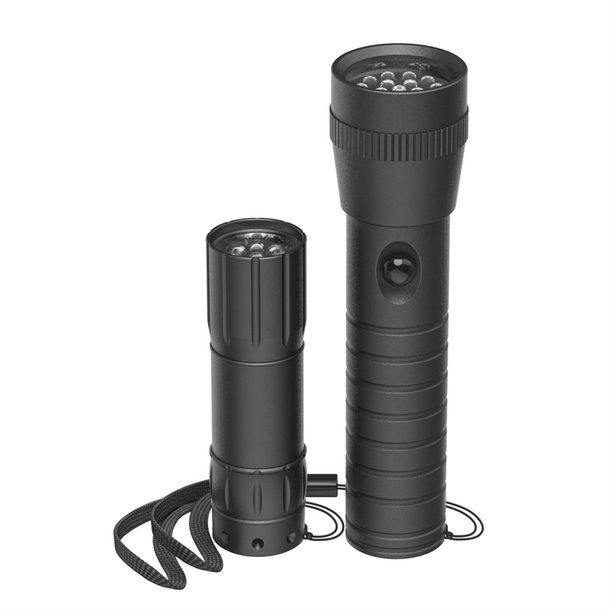 Hama FL-DUO, LED svítilny, hliníkové, 25 lm / 60 lm, poutko na ruku, vč. baterií, set 2 ks