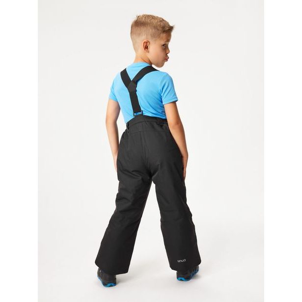 Unuo Dětské zimní rostoucí oteplovačky Ski, Černá